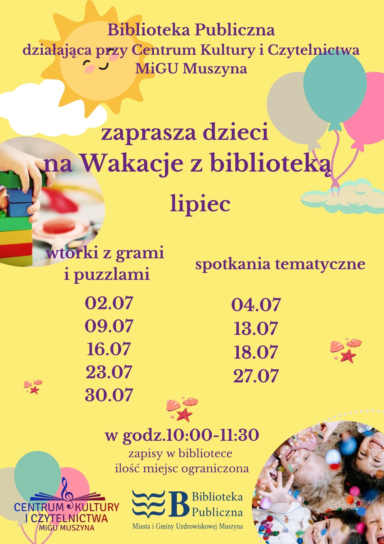 Wakacje z biblioteką w Muszynie