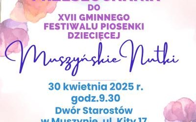 XVII Gminny Festiwal Piosenki Dziecięcej