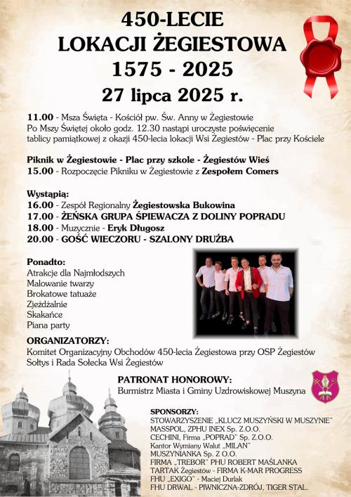450-lecie Lokacji Żegiestowa