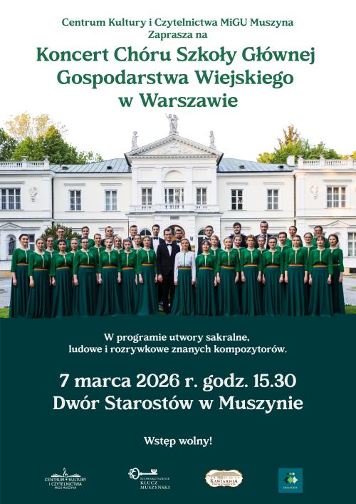 Koncert Chóru Szkoły Głównej Gospodarstwa Wiejskiego w Warszawie