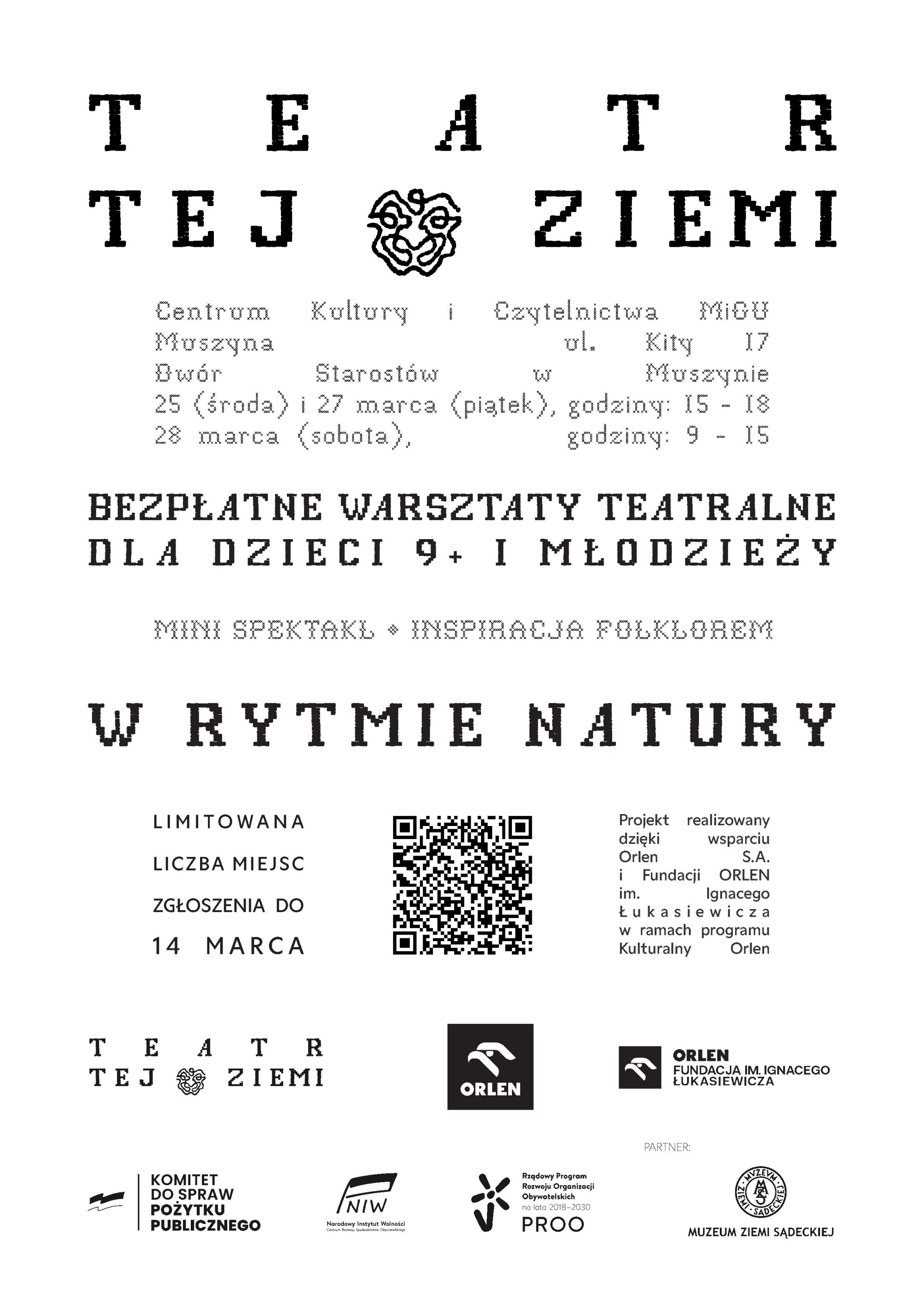 Teatr Tej Ziemi - warsztaty dla dzieci