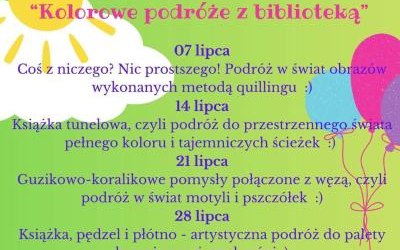 Kolorowe podróże z biblioteką