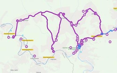 Rowerowy Szlak Wód Mineralnych w Gminie Muszyna